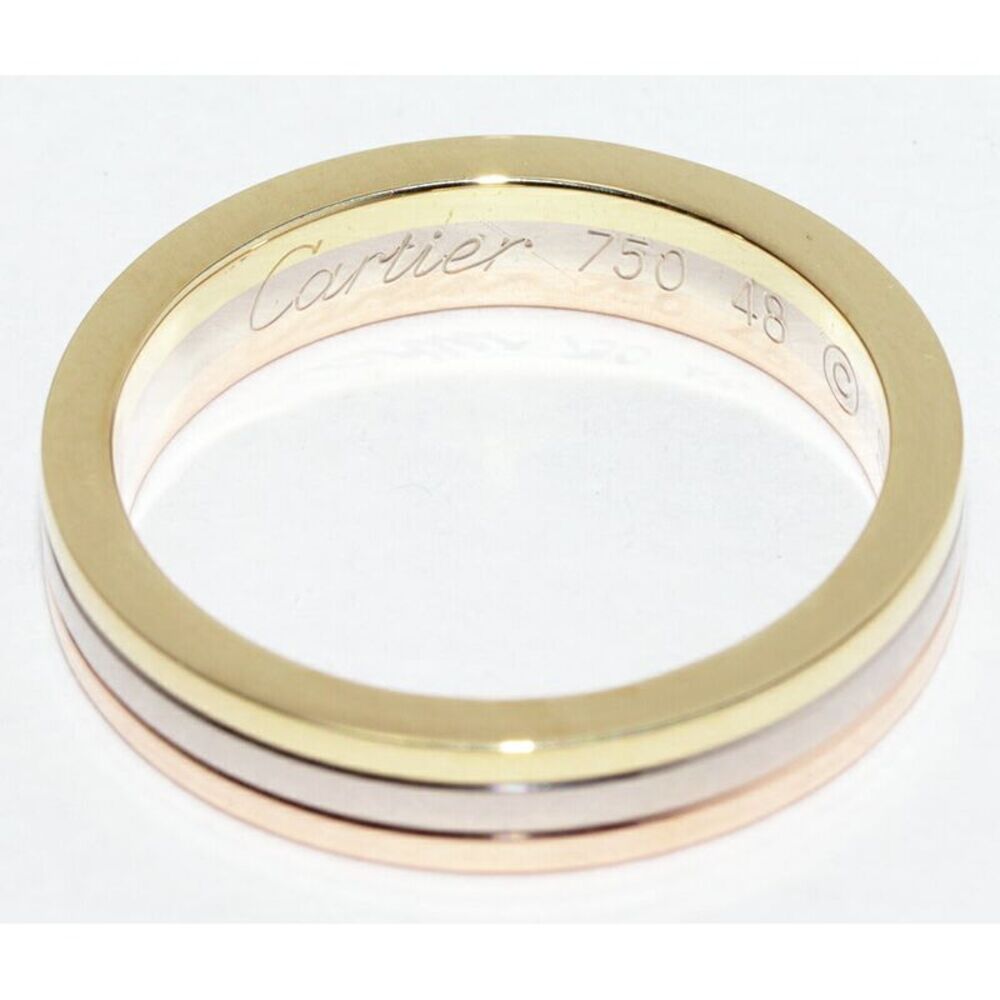 Cartier Louis Cartier Vendome Au750 Ring Size 8 - Picture 4 of 5